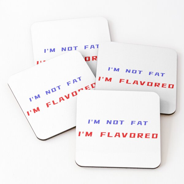 Item preview, I'm Not Fat I'm Flavored T-Shirt – Funny Plus Size Tee | Uncle Jichuan designed and sold by Uncle-Jichuan.
