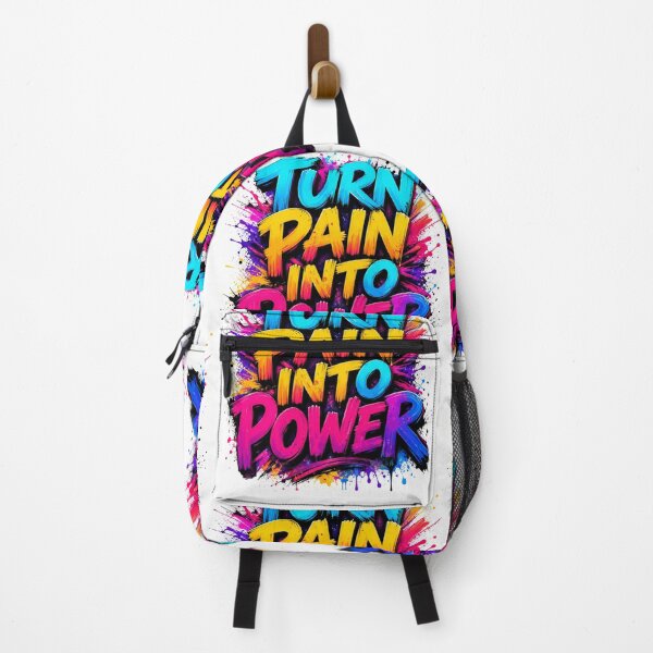 Item preview, Turn Pain Into Power – Motivational Graffiti Streetwear Design designed and sold by allin14fun.