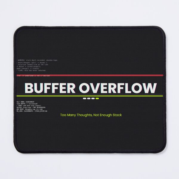 Item preview, BUFFER OVERFLOW: Too Many Thoughts, Not Enough Stack — 5SK Series #17 designed and sold by 5SKseries.