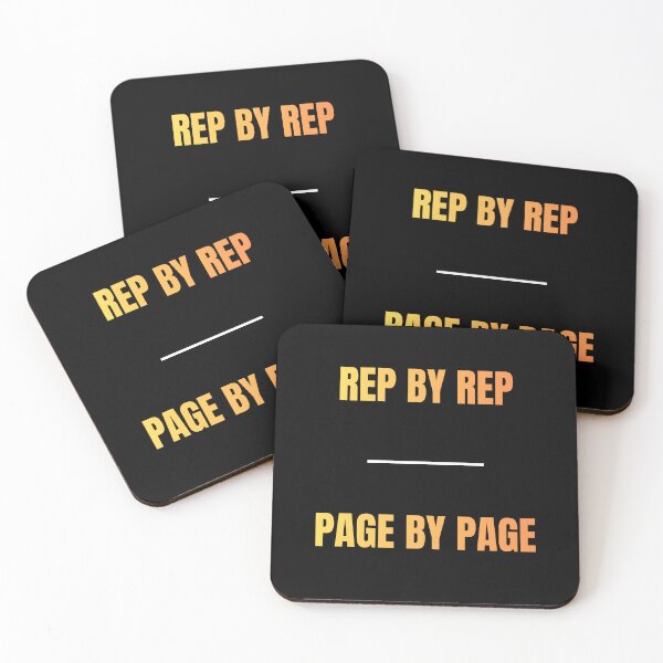 Item preview, REP BY REP, PAGE BY PAGE designed and sold by GlowAndGrindCo.