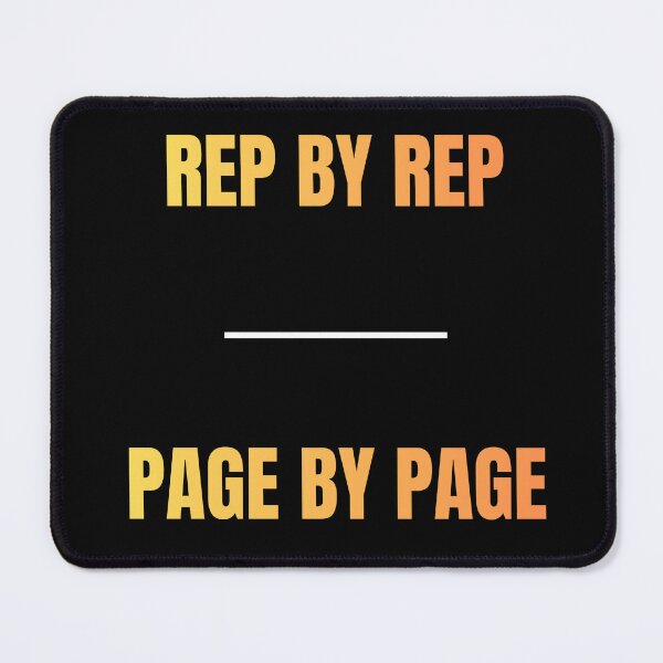 Item preview, REP BY REP, PAGE BY PAGE designed and sold by GlowAndGrindCo.