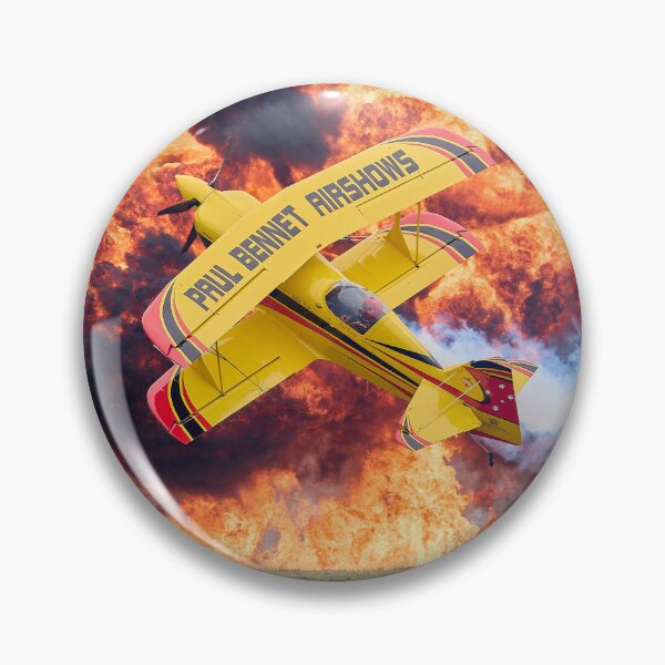 Item preview, Paul Bennet Wolf Pitts biplane — wall of fire designed and sold by MartinCutter.
