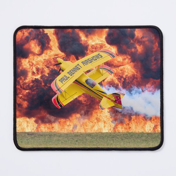 Item preview, Paul Bennet Wolf Pitts biplane — wall of fire designed and sold by MartinCutter.
