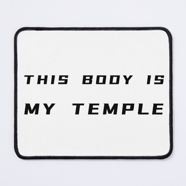 Item preview, This Body Is My Temple T-Shirt – Self Love Gift | Uncle Jichuan designed and sold by Uncle-Jichuan.