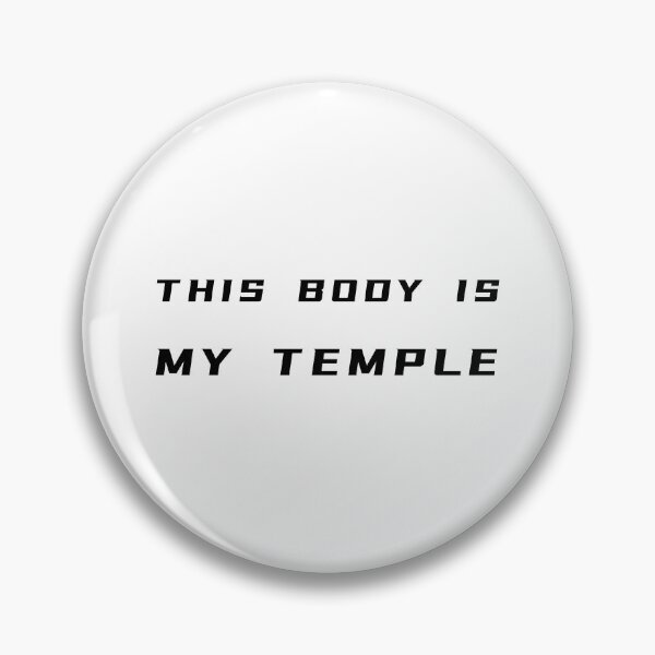 Item preview, This Body Is My Temple T-Shirt – Self Love Gift | Uncle Jichuan designed and sold by Uncle-Jichuan.