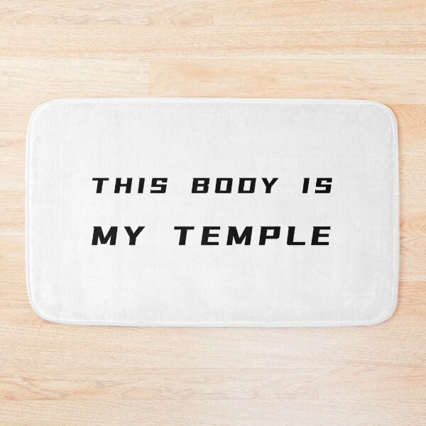 Item preview, This Body Is My Temple T-Shirt – Self Love Gift | Uncle Jichuan designed and sold by Uncle-Jichuan.