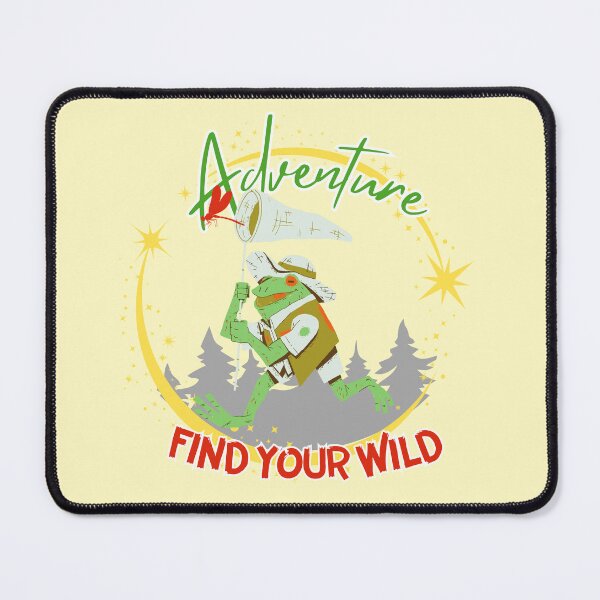 Item preview, Adventure Find Your Wild - Retro Explorer Frog designed and sold by SilverSeaBKK.