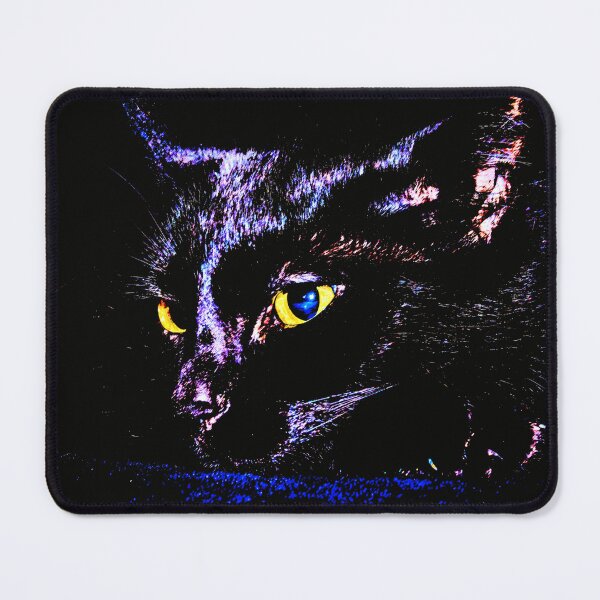 Item preview, Yellow eyed colorful cat designed and sold by LueNoir.