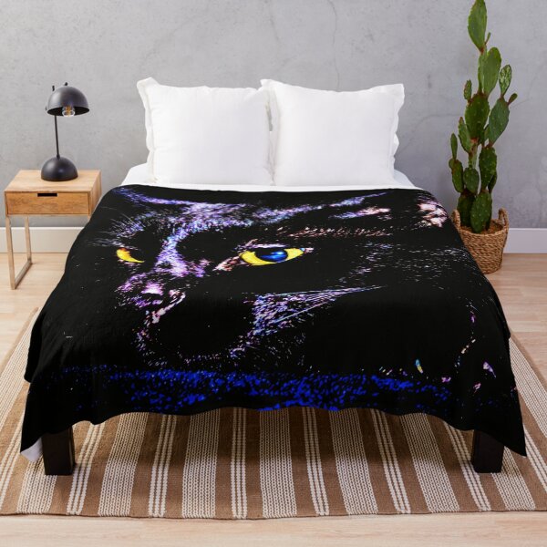 Item preview, Yellow eyed colorful cat designed and sold by LueNoir.