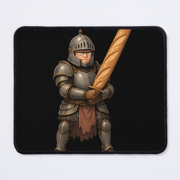Item preview, Baguette Knight – Medieval Humor Design designed and sold by meshhead.