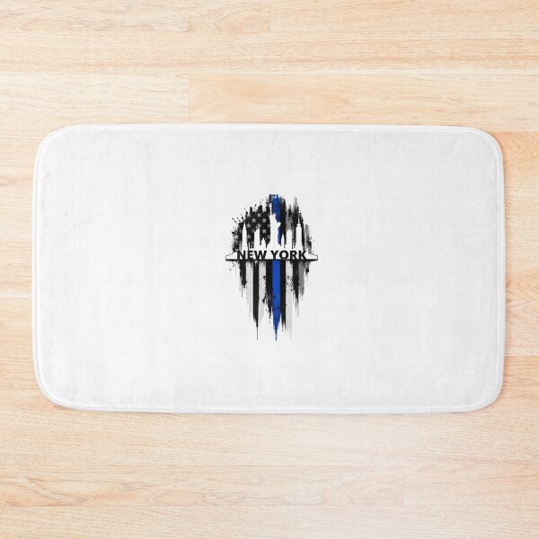 Item preview, New York City Thin Blue Line Skyline Grunge Flag Streetwear Design | Urban America Style designed and sold by allin14fun.