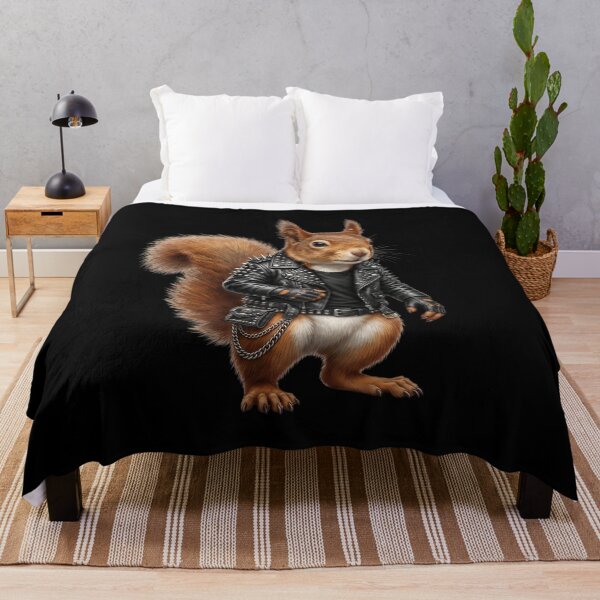 Item preview, Heavy Metal Squirrel: Realistic Rocker Design designed and sold by Wild Hare.