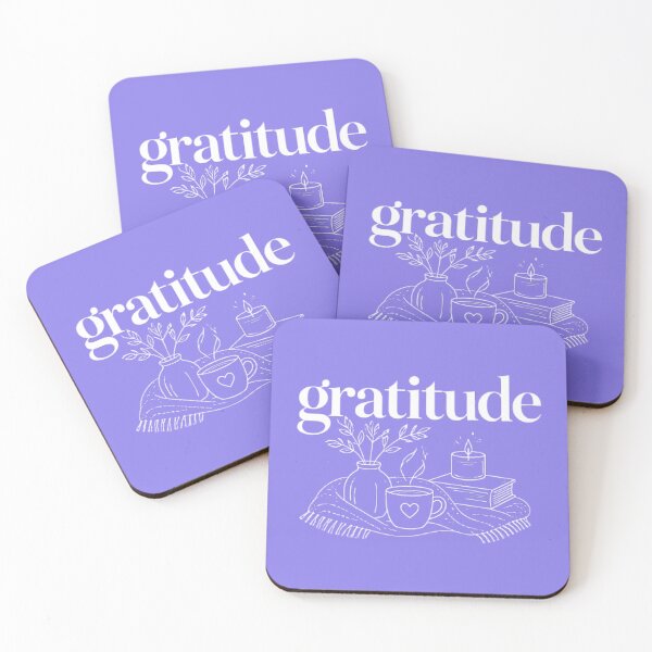 Item preview, Gratitude Cozy Aesthetic Design | Minimalist Coffee & Self Care Artwork designed and sold by innerfaith.