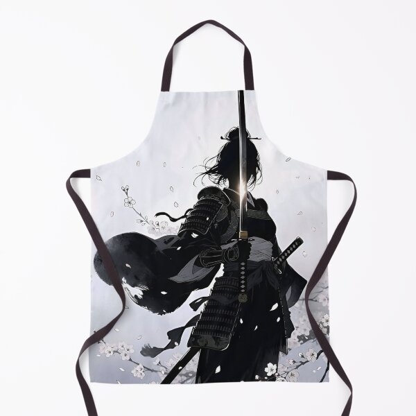 Item preview, Shadow Samurai Under Sakura Blossoms | Minimalist Japanese Warrior Art designed and sold by Dyan4.