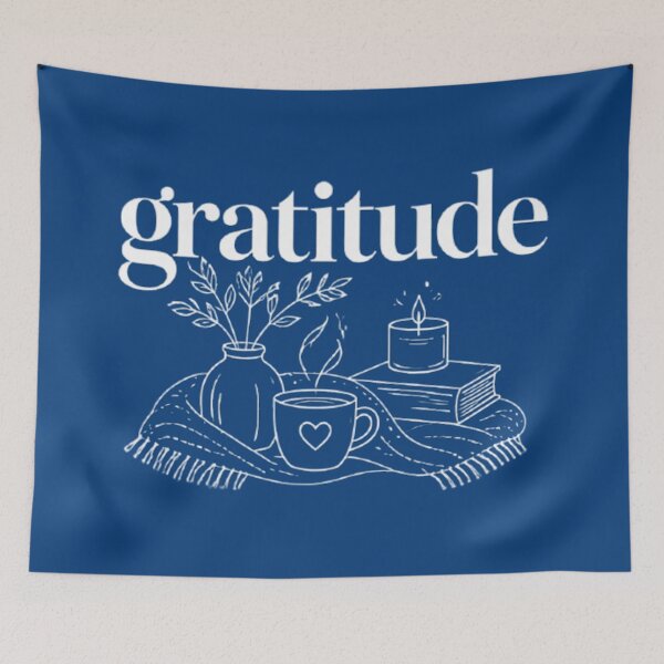 Item preview, Gratitude Cozy Aesthetic Design | Minimalist Coffee & Self Care Artwork designed and sold by innerfaith.