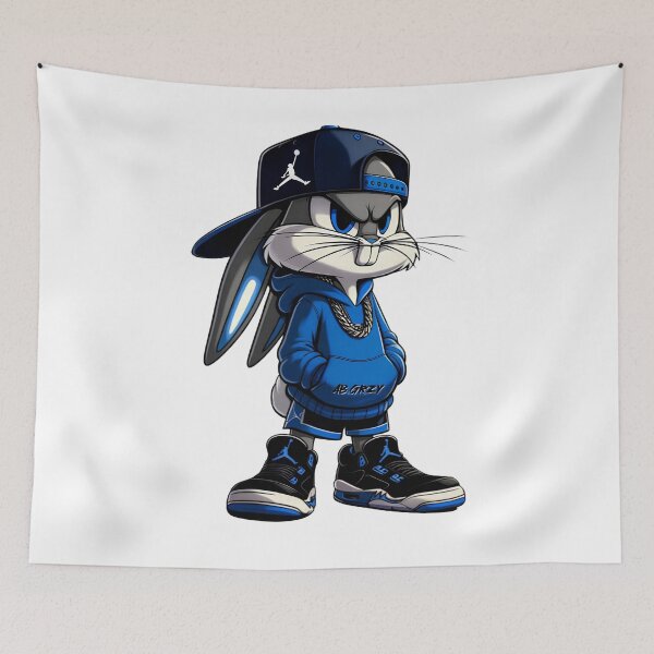 Item preview, Urban Streetwear Rabbit Graphic - Cool Hypebeast Cartoon Art designed and sold by aseelbrand.
