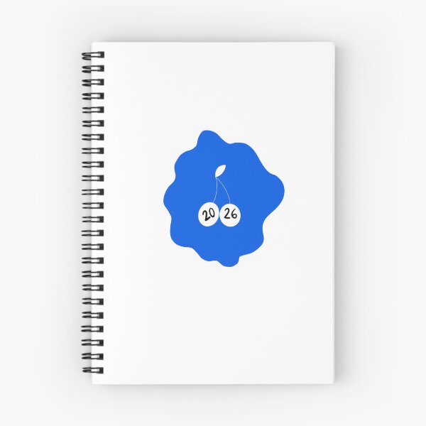 Item preview, Blue Cherry 2026 - Minimalist Aesthetic Design designed and sold by a23ax.
