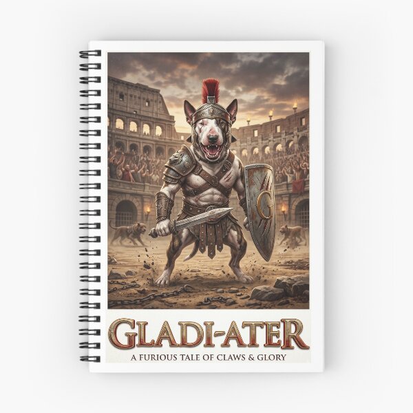 Item preview, Gladi-ater - Funny Dog Movie Poster Parody designed and sold by PupFiction26.