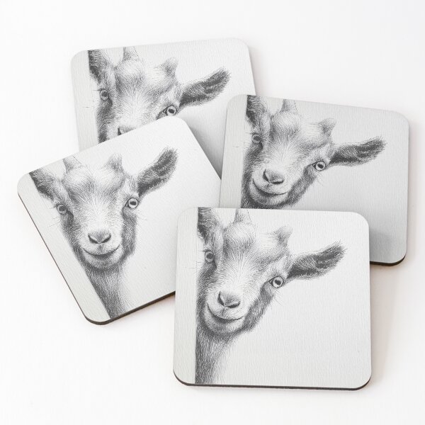 Item preview, Curious Pygmy Goat Peeking designed and sold by lautir.
