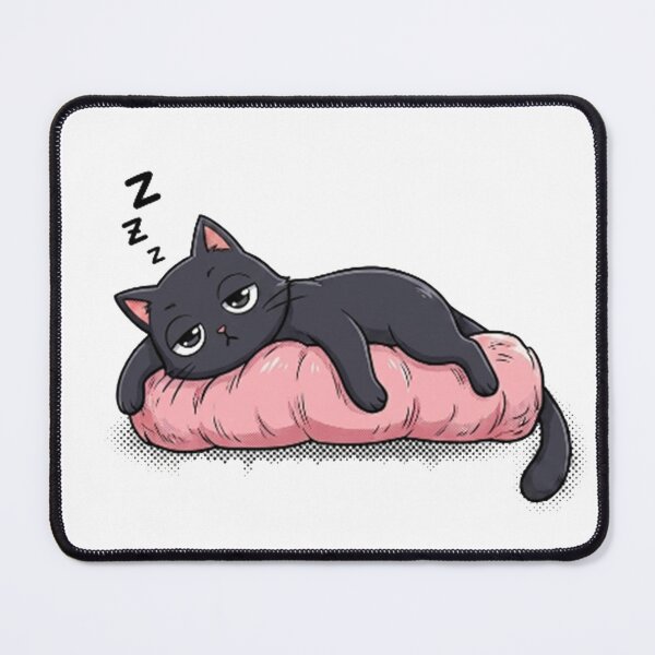 Item preview, Sleepy Cat on Cushion designed and sold by SimonFernando.