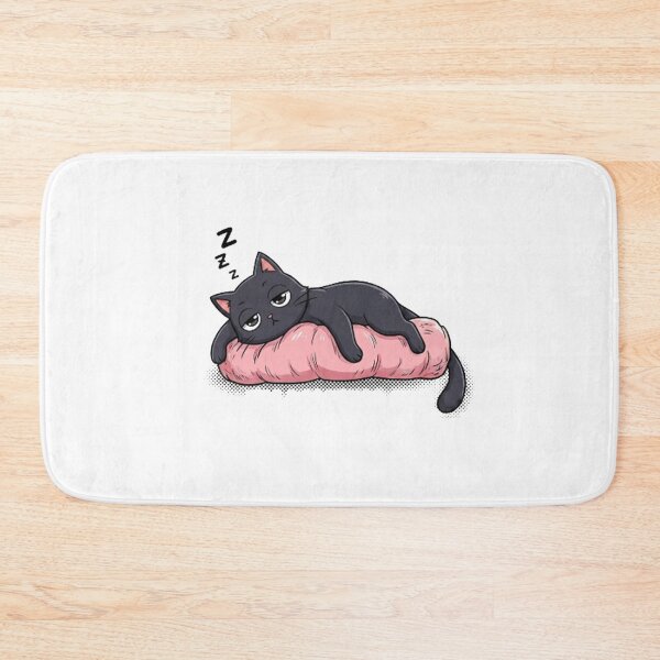 Item preview, Sleepy Cat on Cushion designed and sold by SimonFernando.