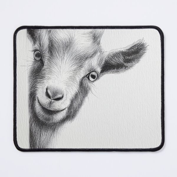 Item preview, Curious Pygmy Goat Peeking designed and sold by lautir.