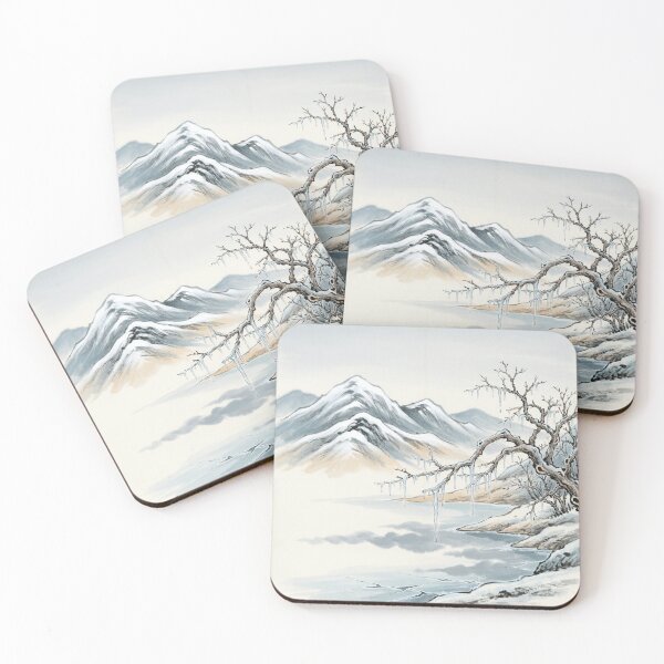 Item preview, Winter Mountains in Snow designed and sold by Enchanting East.