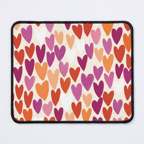 Item preview, Lesbian Pride Month Heart Pattern – Cute Sapphic Love Aesthetic designed and sold by Cannaxes Studio.