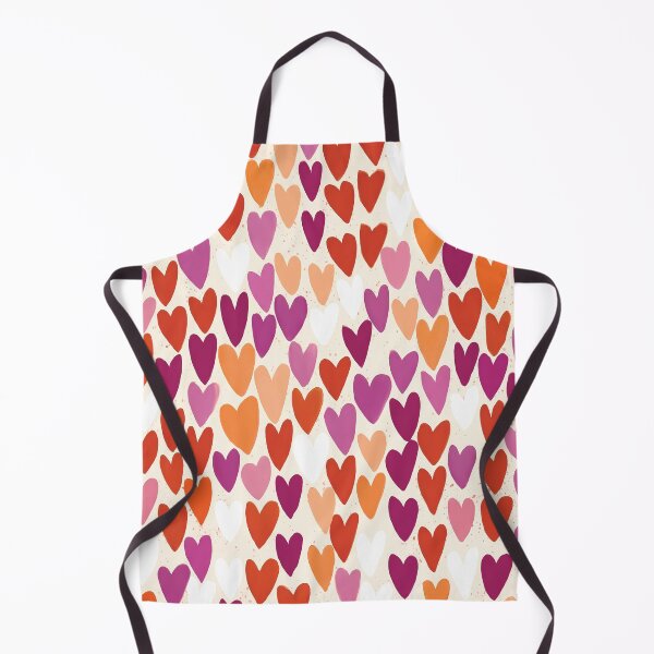 Item preview, Lesbian Pride Month Heart Pattern – Cute Sapphic Love Aesthetic designed and sold by Cannaxes Studio.
