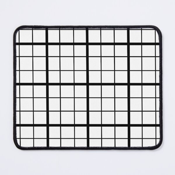 Item preview, Black and White Grid Windowpane Check Design  designed and sold by PatternTitan.