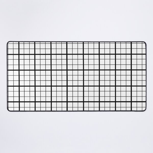 Item preview, Black and White Grid Windowpane Check Design  designed and sold by PatternTitan.