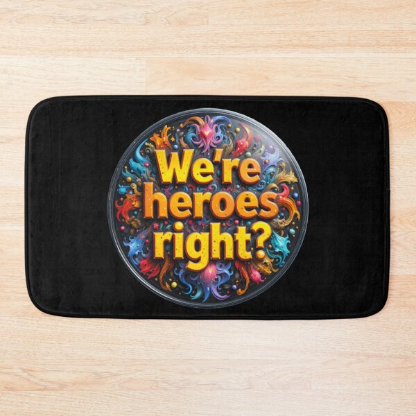 Item preview, We're heroes, right? Colorful hero design! designed and sold by Hot4Shirt.
