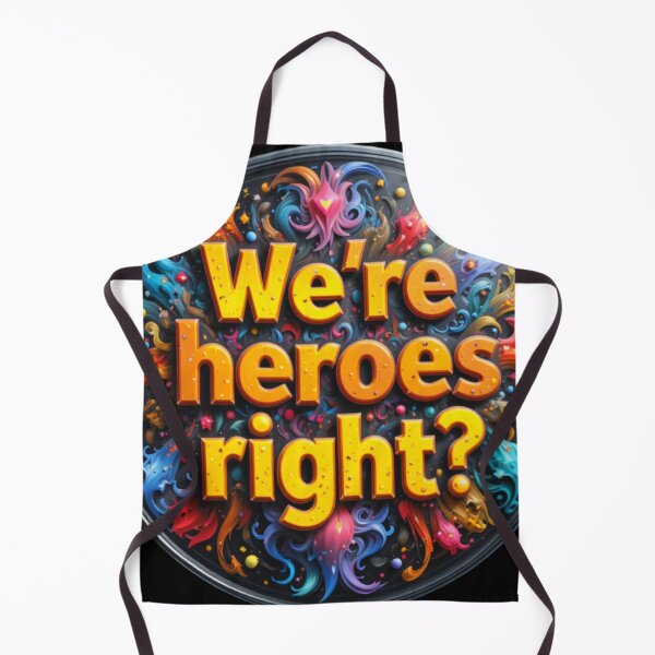 Item preview, We're heroes, right? Colorful hero design! designed and sold by Hot4Shirt.