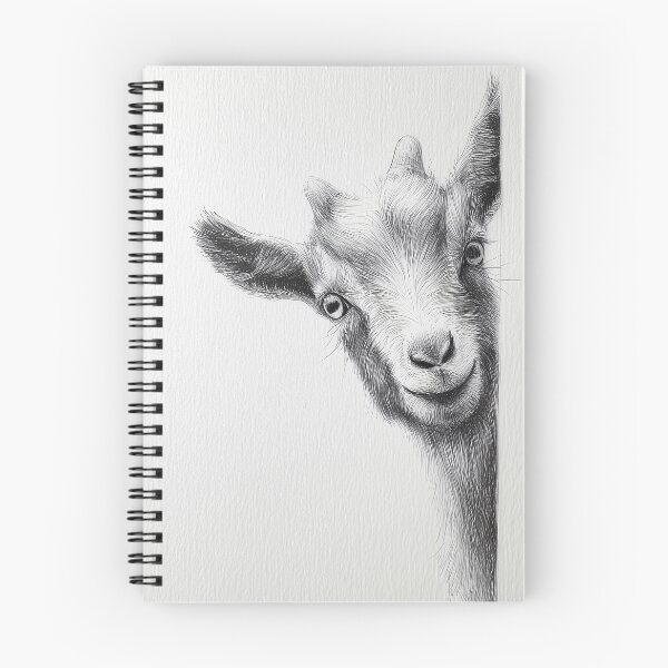 Item preview, Curious Peeking Pygmy Goat Poster designed and sold by lautir.