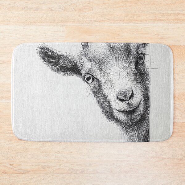 Item preview, Curious Peeking Pygmy Goat Poster designed and sold by lautir.