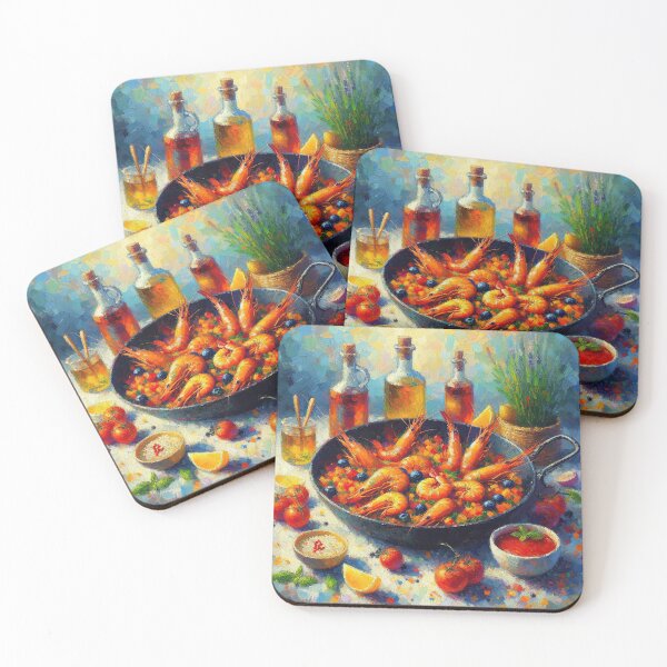 Item preview, Paella Impressionism Art Style designed and sold by artofuniverse.