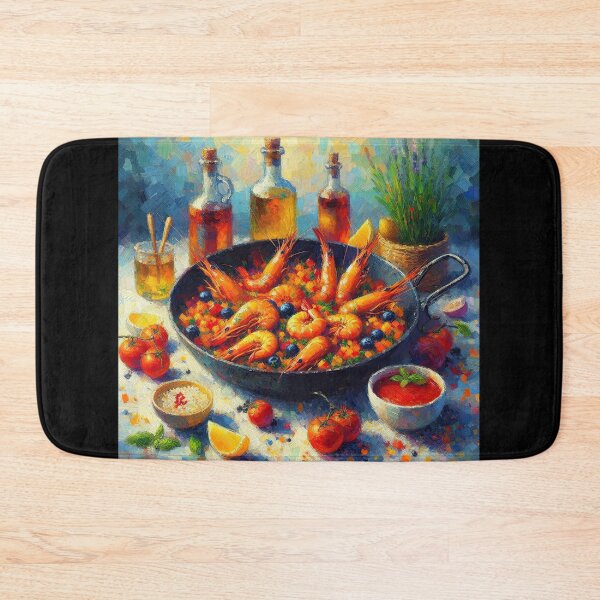 Item preview, Paella Impressionism Art Style designed and sold by artofuniverse.