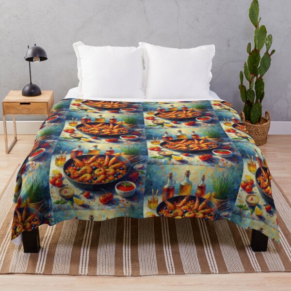 Item preview, Paella Impressionism Art Style designed and sold by artofuniverse.