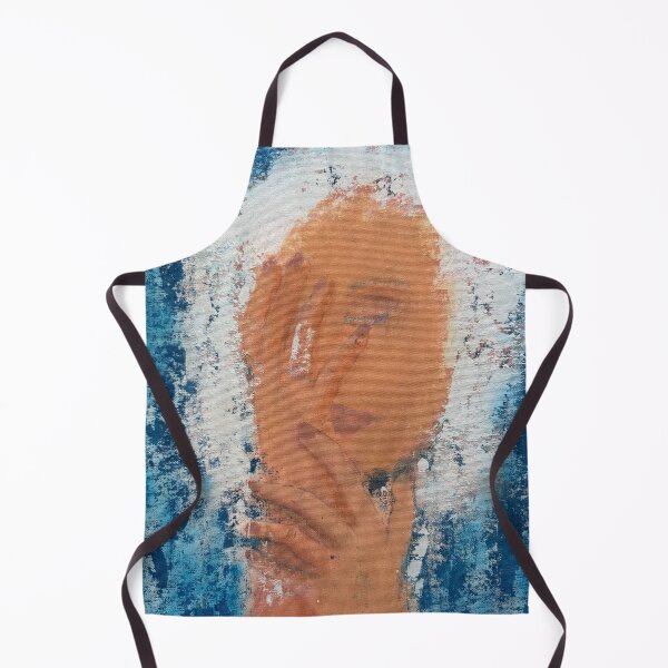 Item preview, Veil – Abstract Figurative Portrait | Blue Emotional Woman Art designed and sold by Foster Studio Art.