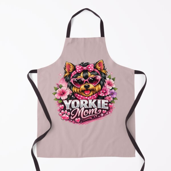 Item preview, Yorkie Mom Modern Design – Cute Dog Lover Art designed and sold by Yorkie Magic Studio .