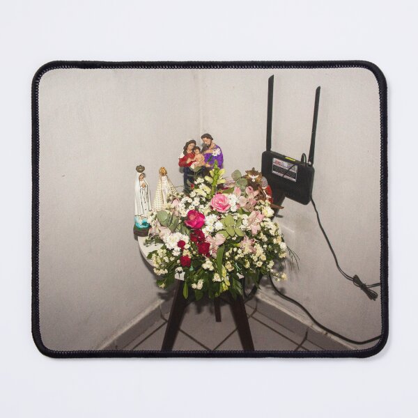 Item preview, altar with flowers and saints designed and sold by felipequeiroz.