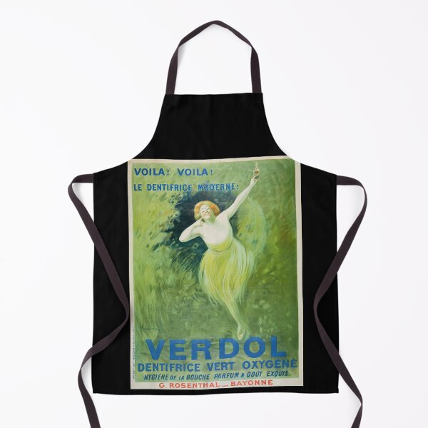 Item preview, Verdol Dentifrice Poster by Cappiello | Vintage French Toothpaste Ad | Retro Dental Care Wall Art designed and sold by artofuniverse.