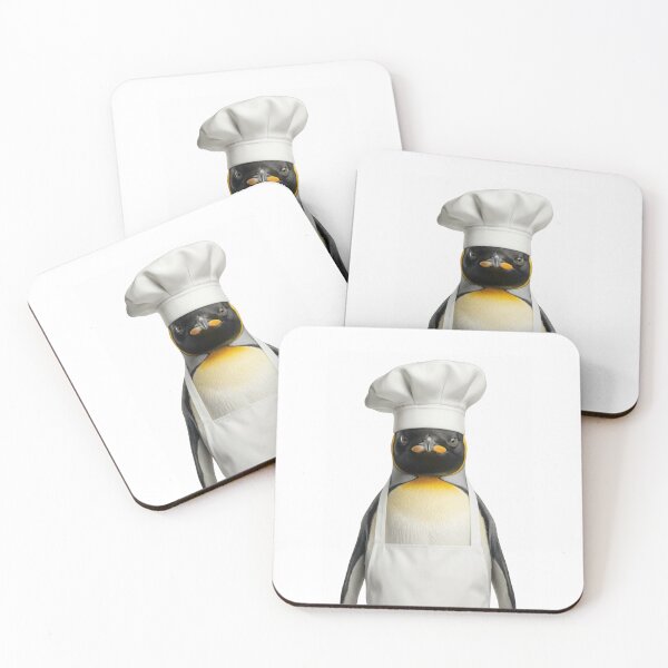Item preview, Funny Emperor Penguin Chef Realistic Animal Cooking Humor Art designed and sold by LazyOwlStore.