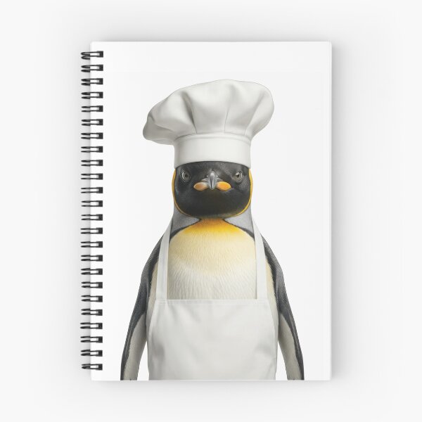 Item preview, Funny Emperor Penguin Chef Realistic Animal Cooking Humor Art designed and sold by LazyOwlStore.