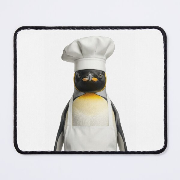Item preview, Funny Emperor Penguin Chef Realistic Animal Cooking Humor Art designed and sold by LazyOwlStore.
