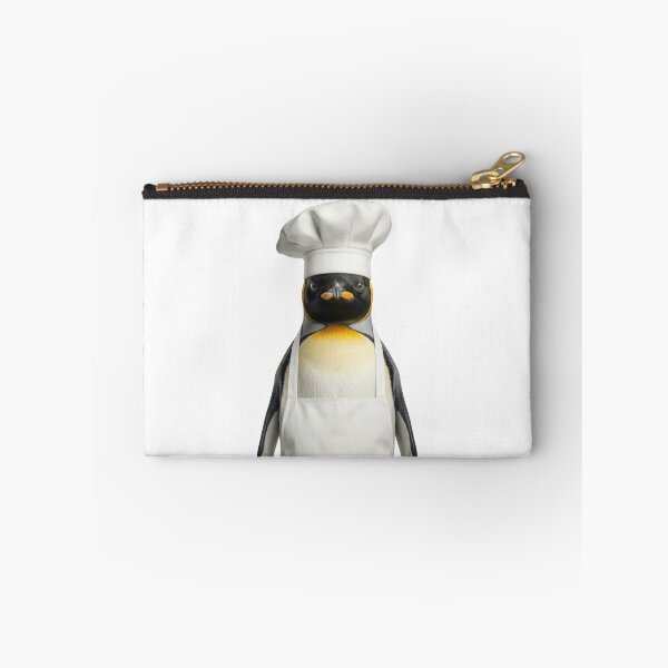 Item preview, Funny Emperor Penguin Chef Realistic Animal Cooking Humor Art designed and sold by LazyOwlStore.