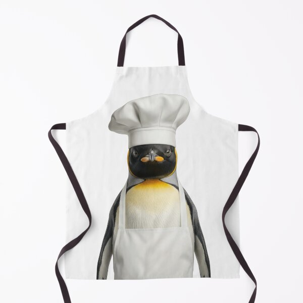 Item preview, Funny Emperor Penguin Chef Realistic Animal Cooking Humor Art designed and sold by LazyOwlStore.