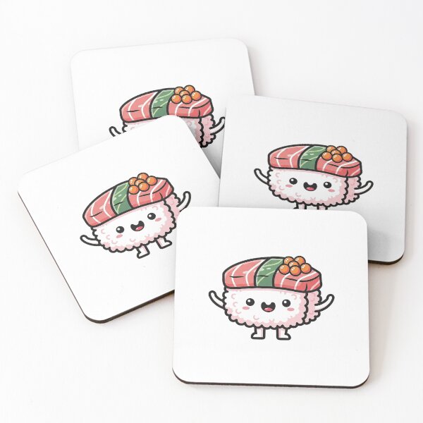 Item preview, Happy Dancing Kawaii Sushi Character designed and sold by Osmose-Studio.
