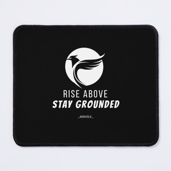 Item preview, Rise Above Stay Grounded Black Hoodie | Dark Phoenix Shirt | Eagle Spirit Animal Dark Aesthetic | Wildlife Streetwear | Aurafolk designed and sold by Aurafolk.