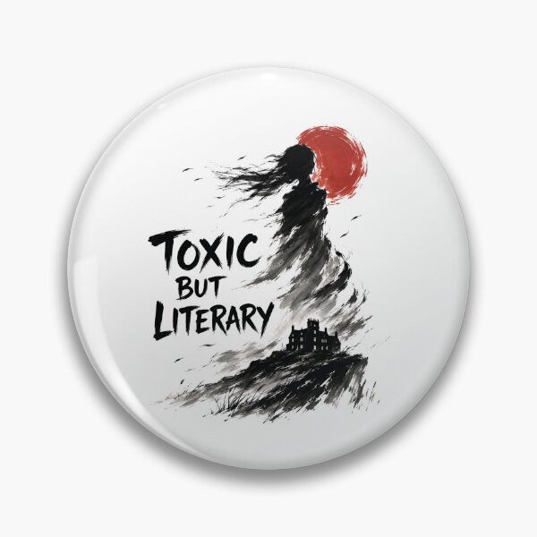 Item preview, Wuthering Heights Toxic But Literary Gothic Ghost Moon Art designed and sold by Fenay Designs.